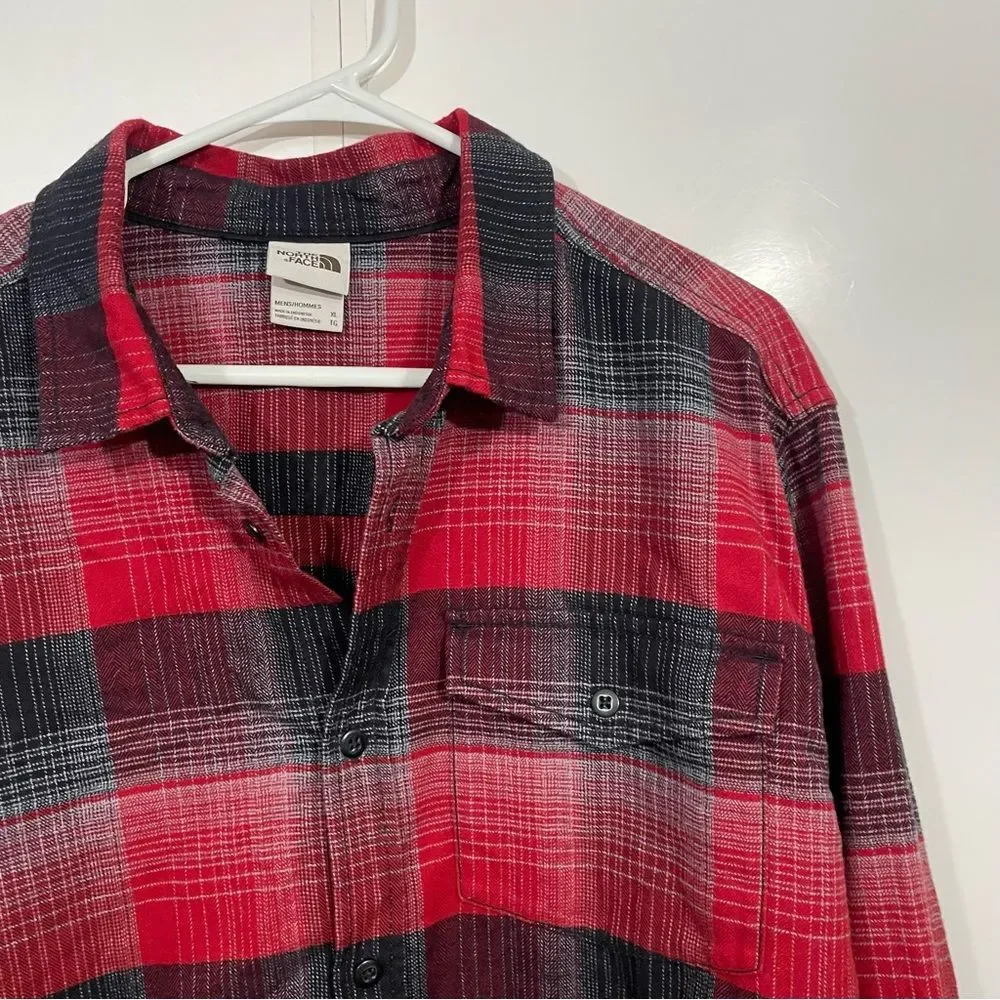 The North Face Plaid Button Down Heavyweight Flannel